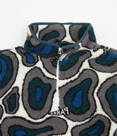 by Parra Amethyst Geode Pullover Fleece - Stone Blue