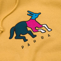 by Parra Anxious Dog Hoodie - Gold Yellow thumbnail