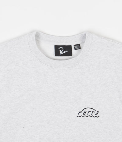 by Parra Arch Logo Crewneck Sweatshirt - Ash Grey