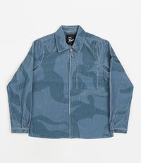 by Parra Army Dreamers Woven Shirt Jacket - Blue Grey