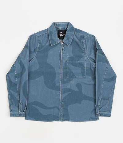 by Parra Army Dreamers Woven Shirt Jacket - Blue Grey