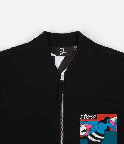 by Parra Bar Messy Wool Jacket - Dark Navy