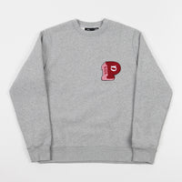 by Parra Block P Crewneck Sweatshirt - Heather Grey thumbnail