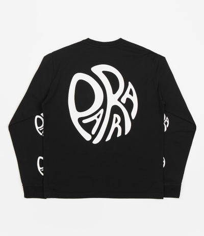 by Parra Circle Tweak Logo Long Sleeve T-Shirt - Black