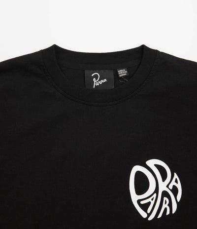 by Parra Circle Tweak Logo Long Sleeve T-Shirt - Black