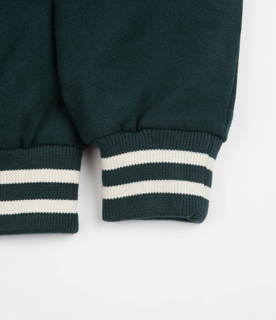 by Parra Cloudy Star Varsity Jacket - Pine Green