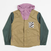 by Parra Distorted Logo Jacket - Sand thumbnail