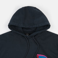 by Parra Dropped Out Hoodie - Navy Blue thumbnail