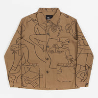 by Parra Experience Life Worker Jacket - Camel thumbnail