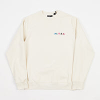 by Parra Fonts Are Us Crewneck Sweatshirt - White thumbnail