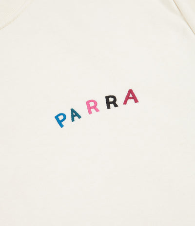 by Parra Fonts Are Us Crewneck Sweatshirt - White