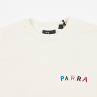 by Parra Fonts Are Us Crewneck Sweatshirt - White thumbnail