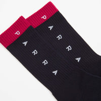 by Parra Horizontal Clean Logo Crew Socks - Multi thumbnail