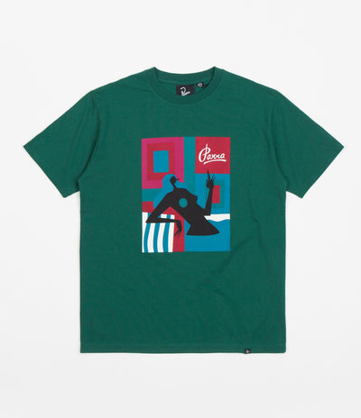 by Parra Hot Springs T-Shirt - Pine Green