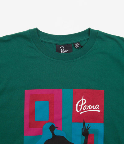 by Parra Hot Springs T-Shirt - Pine Green