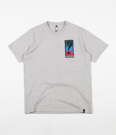 by Parra Indy Tuck Knee T-Shirt - Ash Grey