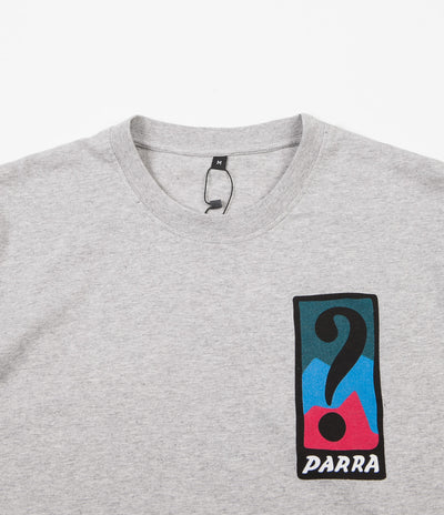 by Parra Indy Tuck Knee T-Shirt - Ash Grey