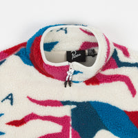 by Parra Jumping Foxes Sherpa Pullover Fleece - Off White thumbnail