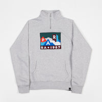 by Parra Mountains of 1988 1/4 Zip Sweatshirt - Ash Grey thumbnail