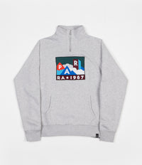 by Parra Mountains of 1988 1/4 Zip Sweatshirt - Ash Grey