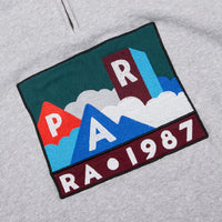 by Parra Mountains of 1988 1/4 Zip Sweatshirt - Ash Grey thumbnail