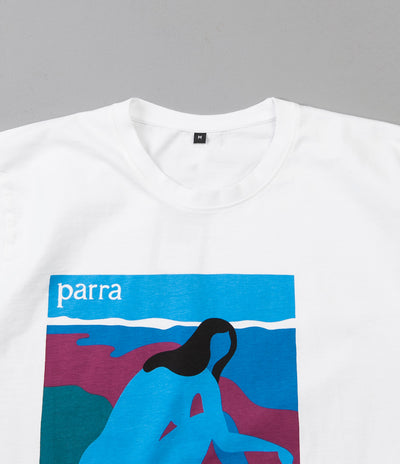 by Parra No Beach T-Shirt - White