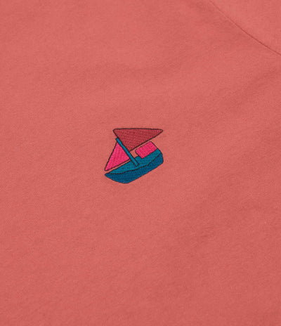 by Parra Paper Boat House T-Shirt - Mineral Red