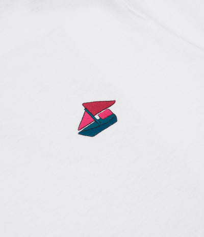 by Parra Paper Boat House T-Shirt - White