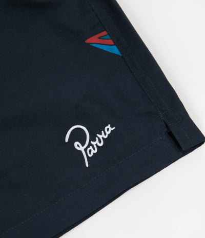 by Parra Paper Boats Swim Shorts - Navy Blue