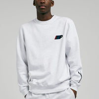 by Parra Parra Racing Team Crewneck Sweatshirt - Ash Grey thumbnail