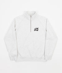 by Parra Pencil Bird Half Zip Sweatshirt - Ash Grey