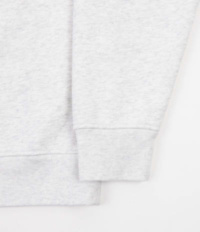 by Parra Pencil Bird Half Zip Sweatshirt - Ash Grey