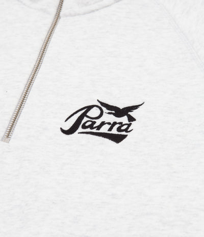 by Parra Pencil Bird Half Zip Sweatshirt - Ash Grey