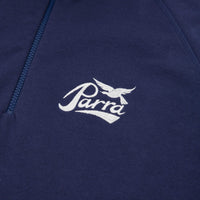 by Parra Pencil Bird Half Zip Sweatshirt - Blue thumbnail