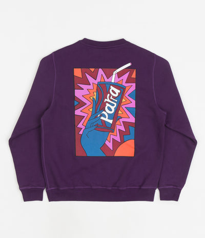 by Parra Rushed Sugar Crewneck Sweatshirt - Purple