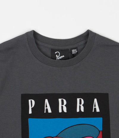 by Parra Shoe Repair T-Shirt - Asphalt Grey