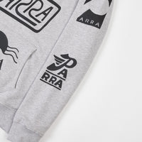 by Parra Sponsored Quarter Zip Sweatshirt - Ash Grey thumbnail