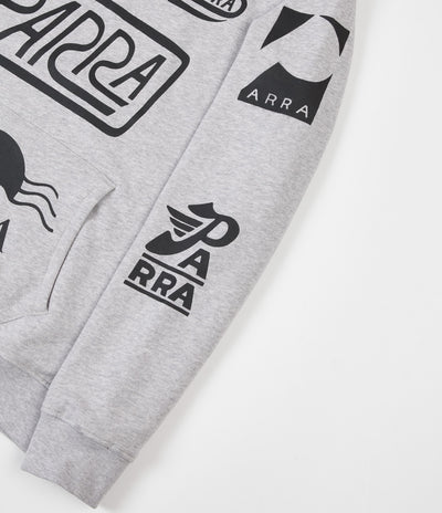 by Parra Sponsored Quarter Zip Sweatshirt - Ash Grey