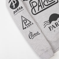 by Parra Sponsored Quarter Zip Sweatshirt - Ash Grey thumbnail