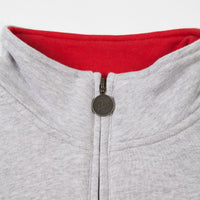 by Parra Sponsored Quarter Zip Sweatshirt - Ash Grey thumbnail