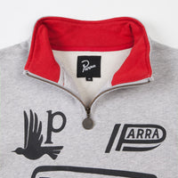 by Parra Sponsored Quarter Zip Sweatshirt - Ash Grey thumbnail