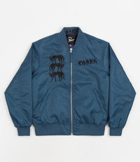 by Parra Stacked Pets Varsity Jacket - Teal