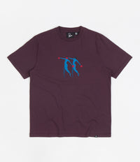 by Parra Step Sequence T-Shirt - Aubergine