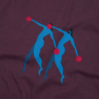 by Parra Step Sequence T-Shirt - Aubergine thumbnail