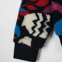 by Parra Still Life With Plant Sherpa Fleece Sweatshirt - Multi Colour thumbnail