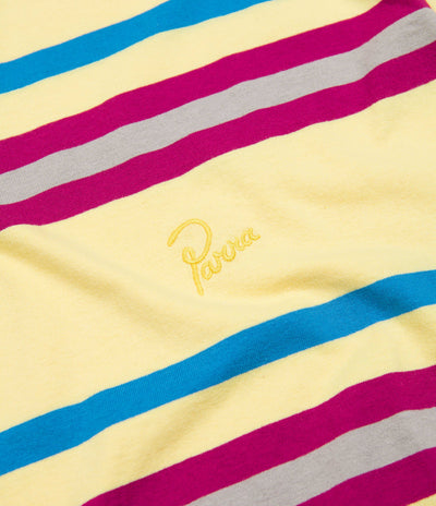 by Parra Stripeys T-Shirt - Cream