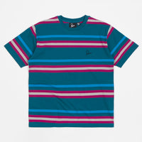 by Parra Stripeys T-Shirt - Teal thumbnail