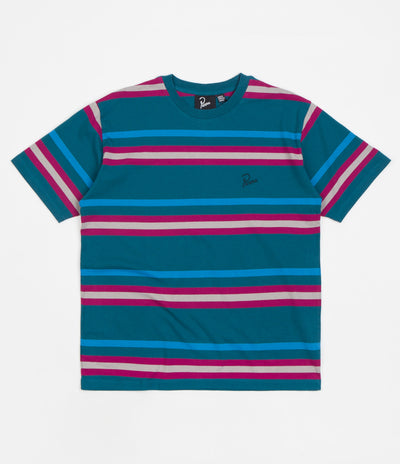 by Parra Stripeys T-Shirt - Teal