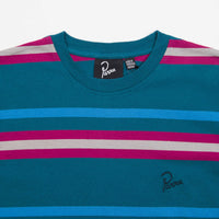 by Parra Stripeys T-Shirt - Teal thumbnail