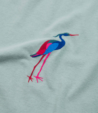 by Parra The Common Crane T-Shirt - Pistache